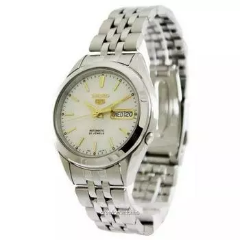 Seiko 5 Автоматические 21 камень SNKL17K1 SNKL17K SNKL17 Мужские часы серебряный