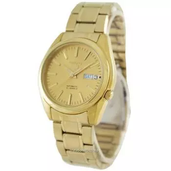 Seiko 5 Автоматические мужские часы SNKL48 SNKL48K1 SNKL48K золотой