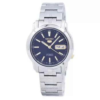 Seiko 5 Автоматические мужские часы SNKL79 SNKL79K1 SNKL79K синий