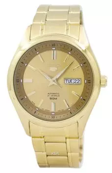 Seiko 5 автоматические японские мужские часы SNKN96 SNKN96J1 SNKN96J золотой