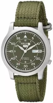 Seiko 5 Автоматические SNK805K2 Зеленые Мужские Аналоговые Повседневные Автоматические Доставка за границу Seiko