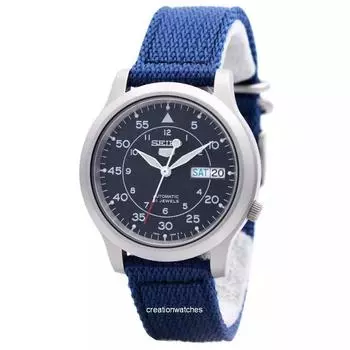 Seiko 5 Military Automatic Nylon Strap SNK807K2 Мужские часы синий