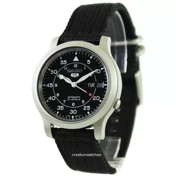Seiko 5 Military Automatic SNK809K2 Мужские часы чёрный