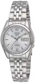 SEIKO 5 Overseas Seiko Five Automatic с серебристым циферблатом SNK385KC и металлическим ремешком [Подлинный реимпортированный продукт] Прозрачные мужские