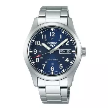 Seiko 5 Спорт SBSA113 (39,4 мм) Механические мужские часы SRPG29K1 синий
