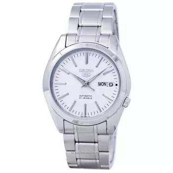 Seiko 5 Sports Автоматические мужские часы с 21 камнем SNKL41 SNKL41K1 SNKL41K серебряный/белый