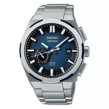 SEIKO Astron Solar GPS Satellite Radio Titanium Limited мужские часы SSJ023J1 / SBXD023 синий