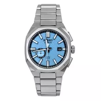 Seiko Astron Starfull Sky GPS Limited Edition из нержавеющей стали с синим циферблатом Solar SSJ027J1 100M мужские часы синий