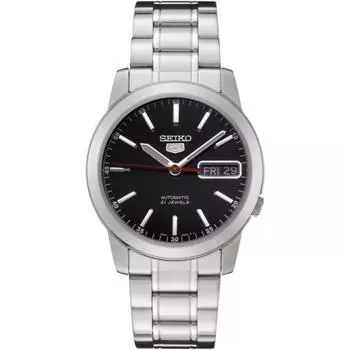 Seiko Автоматические часы Seiko 5 Overseas Модель Черный циферблат SNKE53K1