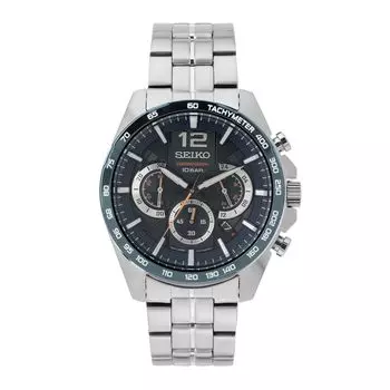 [Seiko] Часы SEIKO Аналоговые кварцевые с темно-синим циферблатом SSB345P1 Хронограф Аналоговые кварцевые с темно-синим циферблатом Мужские [Товар]