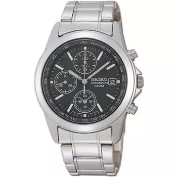 SEIKO Chronograph SND309P Мужские Часы Серебро НОВИНКА из Японии