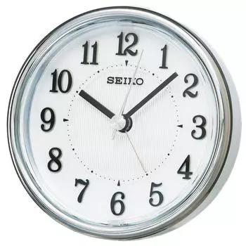 Seiko Clock Alarm Clock Analog EL Backlight White Pearl KR895W SEIKO