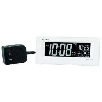 Seiko Clock Alarm Clock Radio AC Digital White DL209W SEIKO
