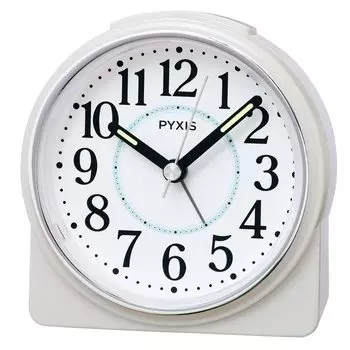Seiko Clock Alarm Clock Настольные часы Аналоговые Белый Перламутр 89 x 86 x 47 мм PYXIS NR451W