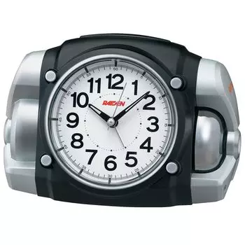 Seiko Clock Будильник Настольные часы Аналоговые Громкие Черные PYXIS RAIDEN NR456K 130192129 мм