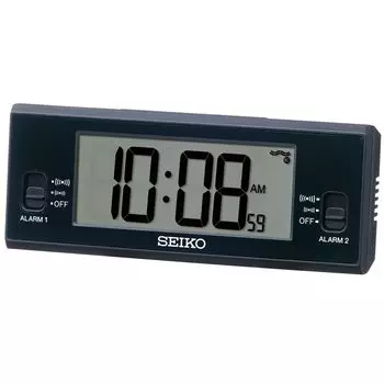 Seiko Clock Будильник Настольные часы Цифровое радио Черные 48 x 123 x 30 мм SQ321K