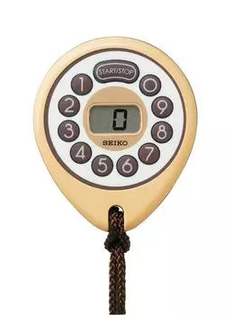 Seiko clock digital timer minute display light brown MT603B SEIKO светло-коричневого