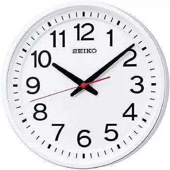 Seiko Clock Настенные часы офисного типа аналоговые белые KX623W