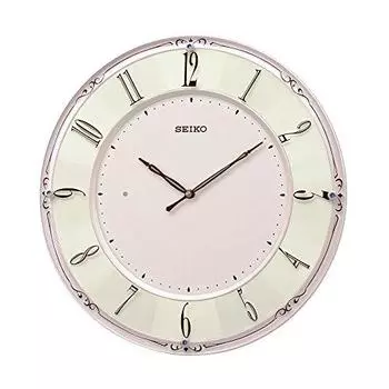 Seiko Clock Настенные часы Pink Pearl Gloss Диаметр 35,1 x 3,0 см KX504P