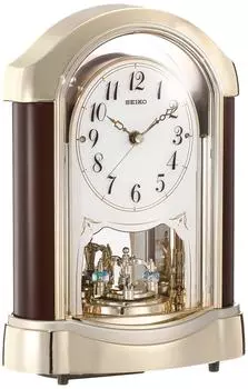 Seiko Clock Настольные часы Стандартные радиочасы Коричневое дерево BY237G SEIKO