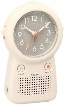 Seiko Clock Seiko Clock Будильник Аналоговые с функцией записи и воспроизведения Ivory EF506C SEIKO