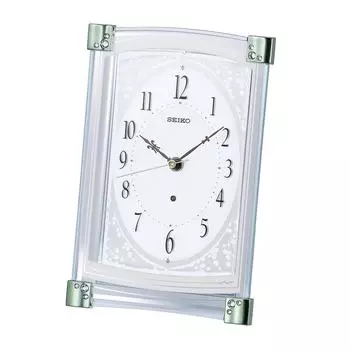 SEIKO CLOCK Table Clock Radio Analog Light Green BZ360M White