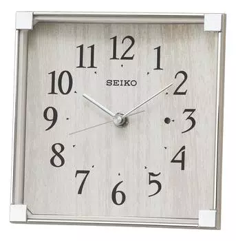 Seiko Clock Table Clock Radio Analog Light Gray BZ237A SEIKO