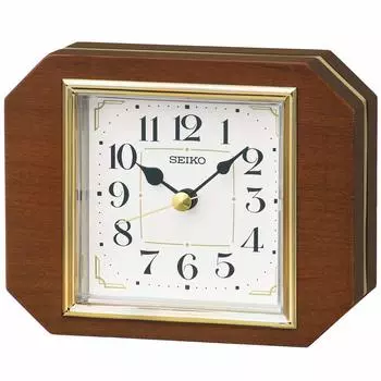 Seiko Clock Table Clock Tea Wood BZ364B 11013745mm