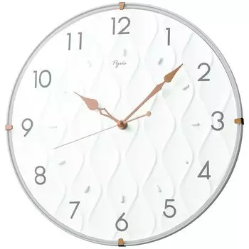 Seiko Clock Wall Clock PYXIS Gray Diameter 301 x 50mm NA702W