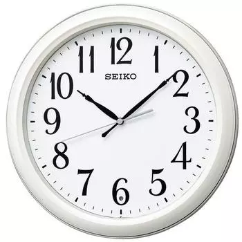 Seiko Clock Wall Clock Radio Analog White Pearl KX234W