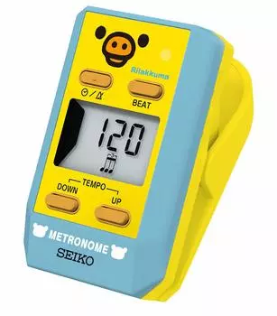 SEIKO DM51RKL Метроном с клипсой и часами DM51 Kiiroitori лимитированная модель Seiko