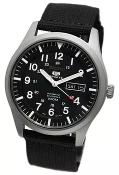 Seiko Five Sports 100m Military SNZG15K1 реимпортированный продукт [Товар]
