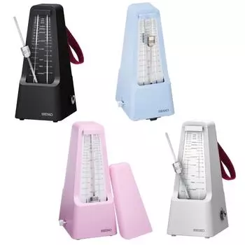 Seiko Метроном Pendulum SPM400 Series Черный / Небесно-голубой / Вишнево-розовый / Белый чёрный