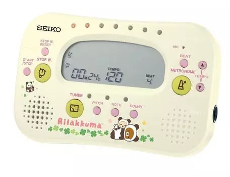 SEIKO метроном-тюнер секундомер Rilakkuma STH100RKY
