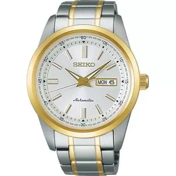 Seiko мужские SARV004 (механический) Круглые часы серебряные аналоговые