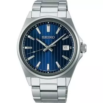 Seiko мужские SBTH003 (SEIKO SELECTION S Series кварцевые часы с металлическим ремешком мужские) Круглые часы из серебристого нержавеющего металла