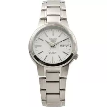 Seiko мужские SNKA01K1 (Seiko5 SeikoEX Вес) Круглые часы серебряные аналоговые