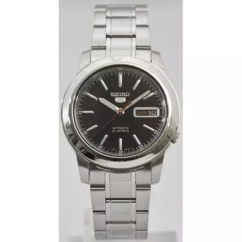 Seiko мужские SNKE53K1 (Seiko5 Day Date SS Браслет Черный) Смотреть аналоговый