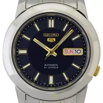 Seiko мужские SNKK11k1 (Seiko5 SS Браслет BL) Смотреть серебро