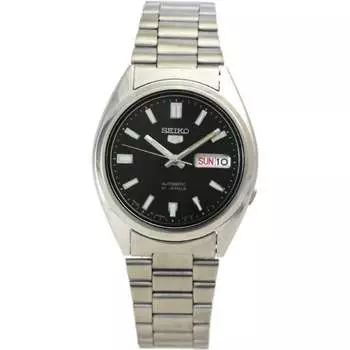 Seiko мужские SNXS79J1 (SeikoEX Seiko5 Day Date Черный циферблат) Смотреть аналоговый