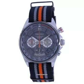 Seiko Neo Sports Chronograph Grey Dial Quartz SSB403 SSB403P1 SSB403P 100M Мужские часы