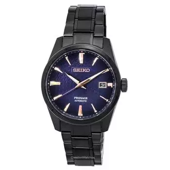 Seiko Presage Akebono Sharp Edged Series Limited Edition автоматические мужские часы с синим циферблатом SPB363J1 100M