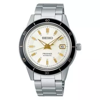 Seiko Presage Automatic SRPG03J1 Style 60 s Series White Dial Мужские часы