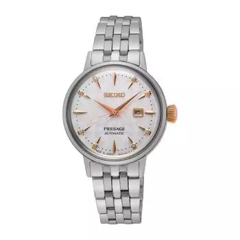 SEIKO PRESAGE Cocktail Time АВТОМАТИЧЕСКИЕ 8-секционные женские часы RealDiamond SRE009J1