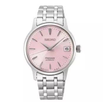 SEIKO PRESAGE механические коктейльные часы с запасом хода 41 час женские часы SRP839 SRP839J1 розовый