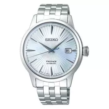 SEIKO Presage SRPE19J1 Cocktail Time Skydiving Ice Blue Dial Мужские часы SARY161