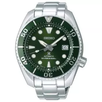 SEIKO Prospex PADI SPB103J1 Sumo зеленый циферблат Scuba SBDC081 зелёный