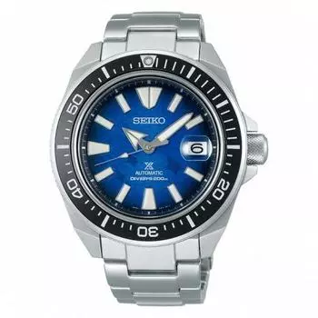 SEIKO PROSPEX Samurai Edition Automatic SRPE33K1 Diver Мужские часы синий