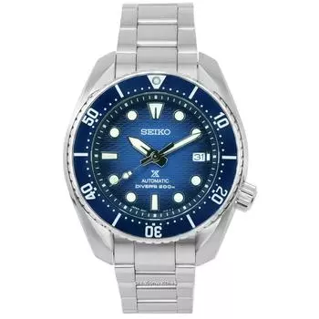 Seiko Prospex Sea King Sumo Blue Dial Automatic Divers SPB321 SPB321J1 SPB321J 200M Мужские часы