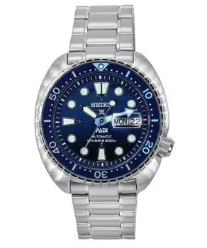 Seiko Prospex The Great Blue Turtle PADI Special Edition Мужские часы с автоматическим циферблатом и синим циферблатом SRPK01K1 200M